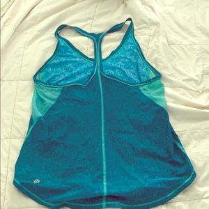 Lululemon Teal Racerback Top